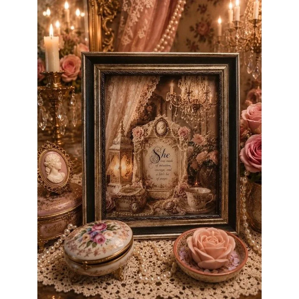 Victorian Cameo inspired picture 8x10 frame